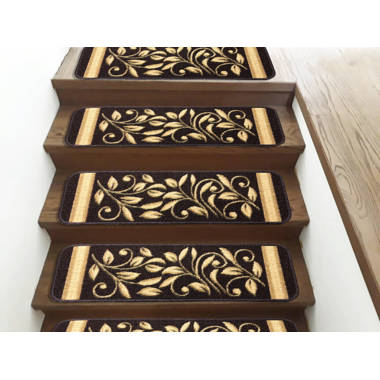 Bloomsbury Market Eliud Kaleidoscope Brown/Yellow Stair Tread ...